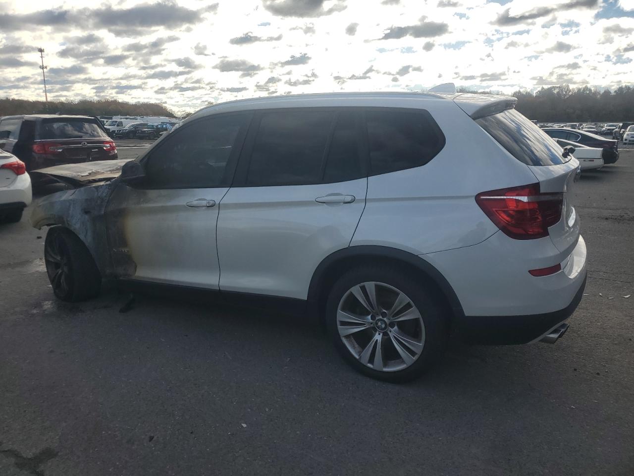 2015 Bmw X3 Xdrive28i Белый vin: 5UXWX9C54F0D52638
