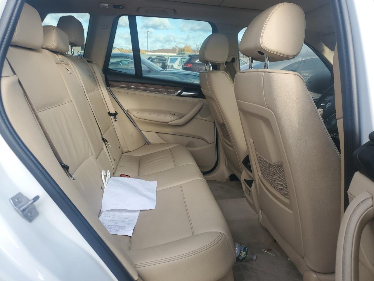 2015 Bmw X3 Xdrive28i Белый vin: 5UXWX9C54F0D52638