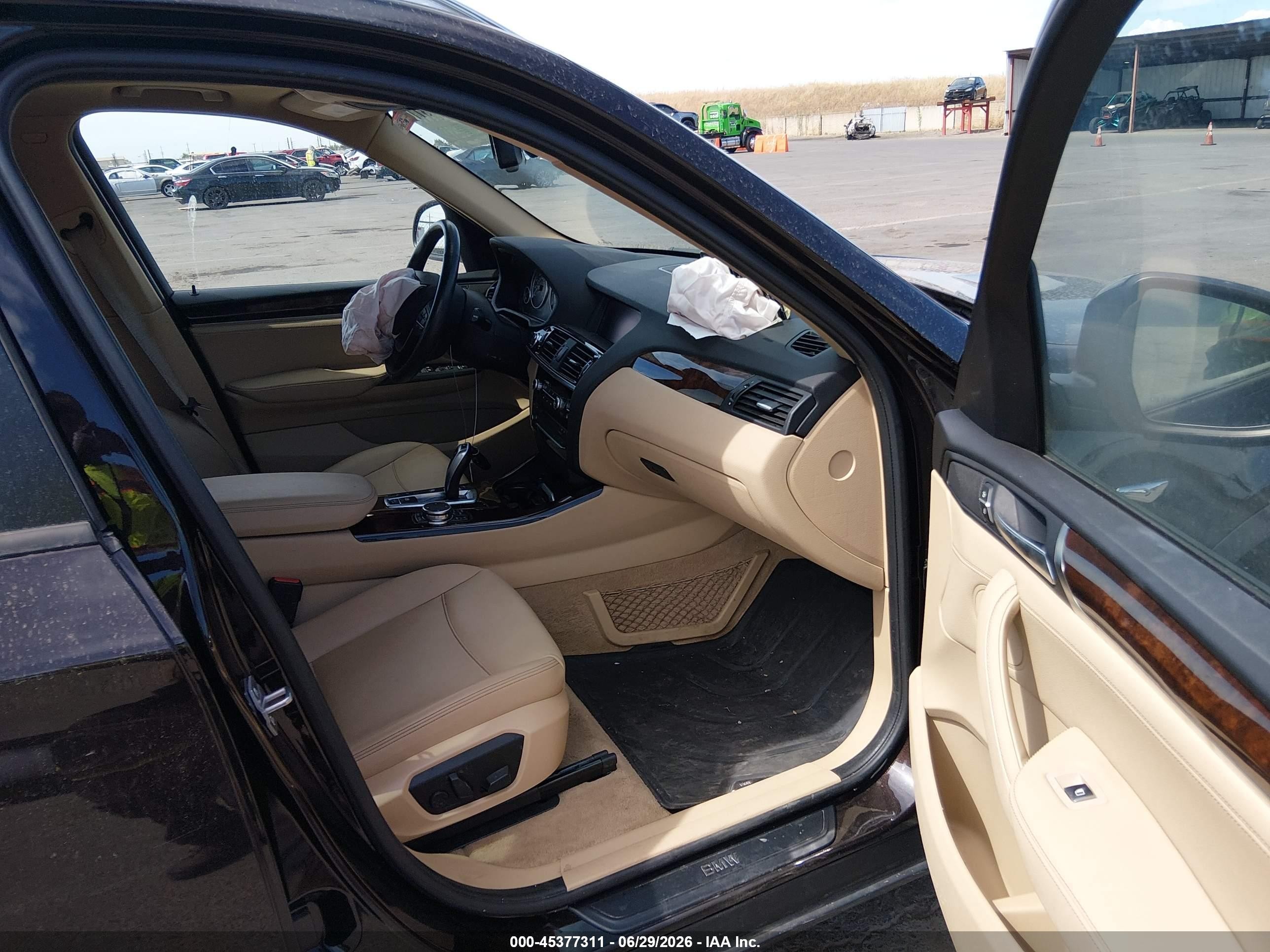 2015 Bmw X3 Xdrive28i Brown vin: 5UXWX9C54F0D59069
