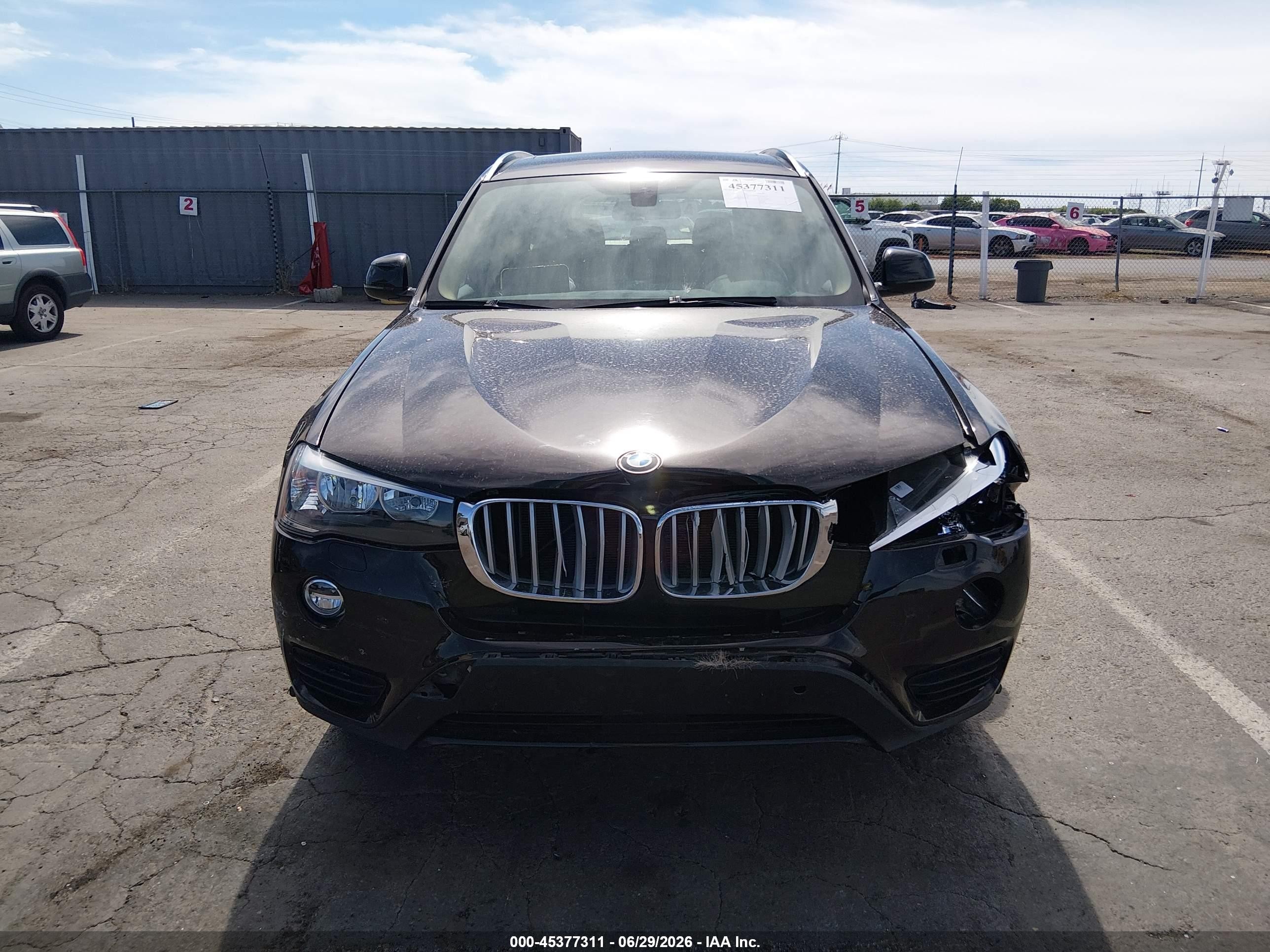 2015 Bmw X3 Xdrive28i Brown vin: 5UXWX9C54F0D59069