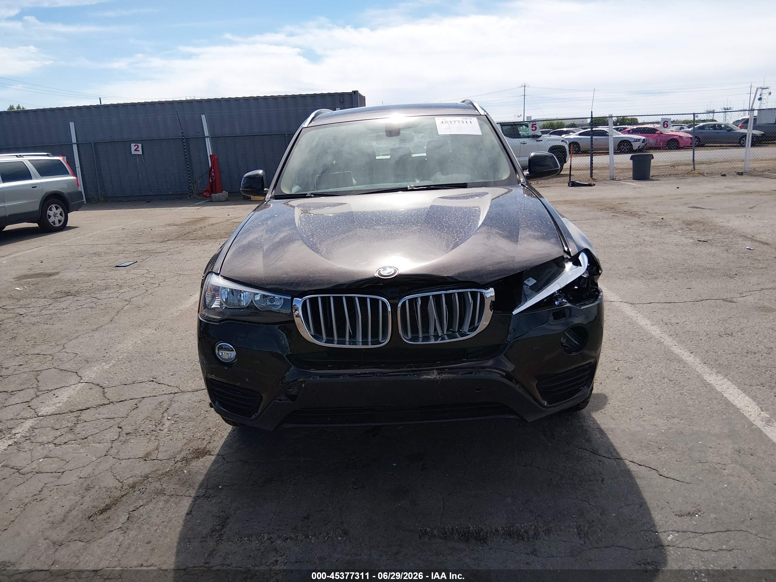 2015 Bmw X3 Xdrive28i Brown vin: 5UXWX9C54F0D59069