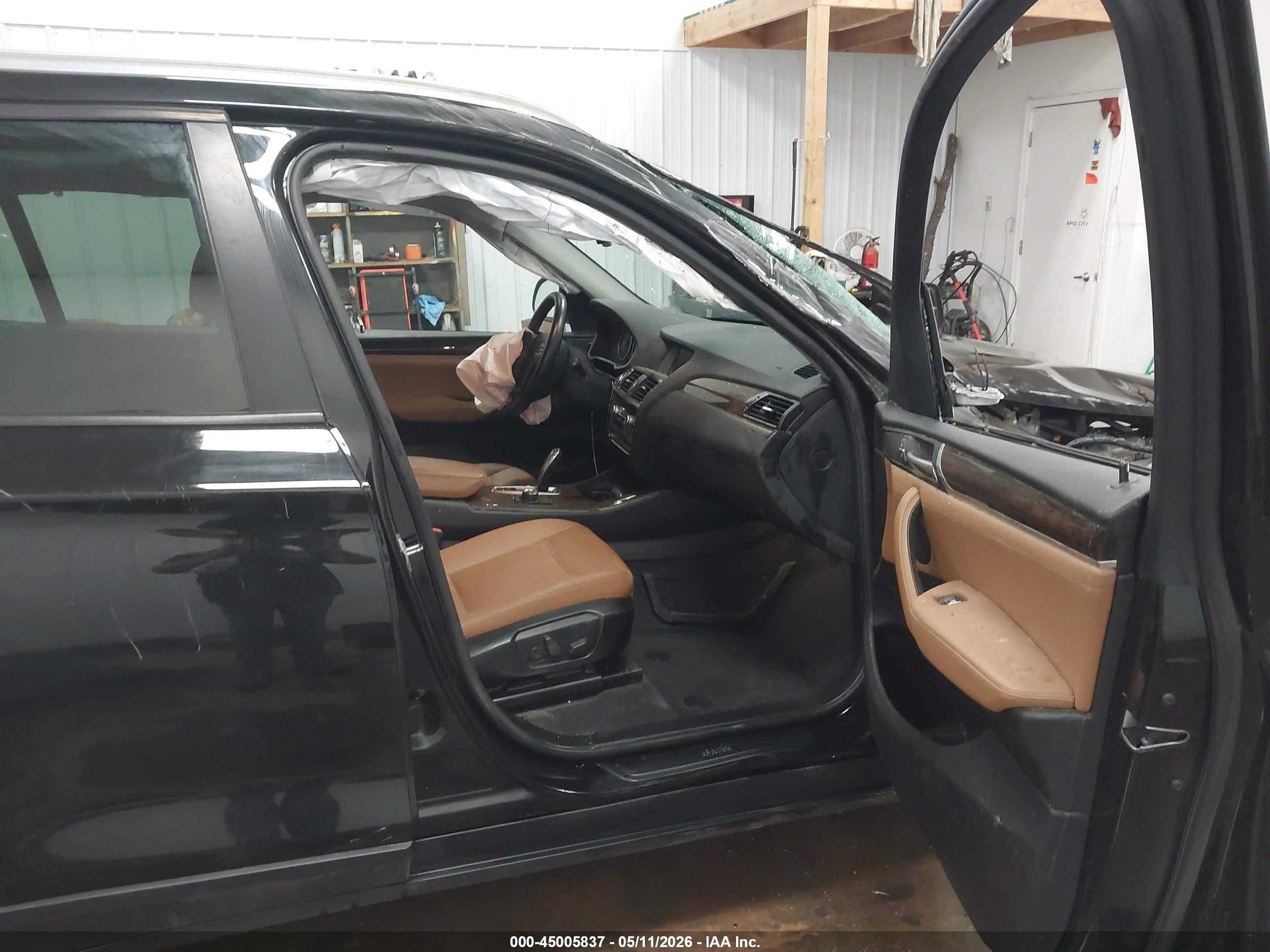 2017 Bmw X3 Xdrive28i Black vin: 5UXWX9C54H0D97288