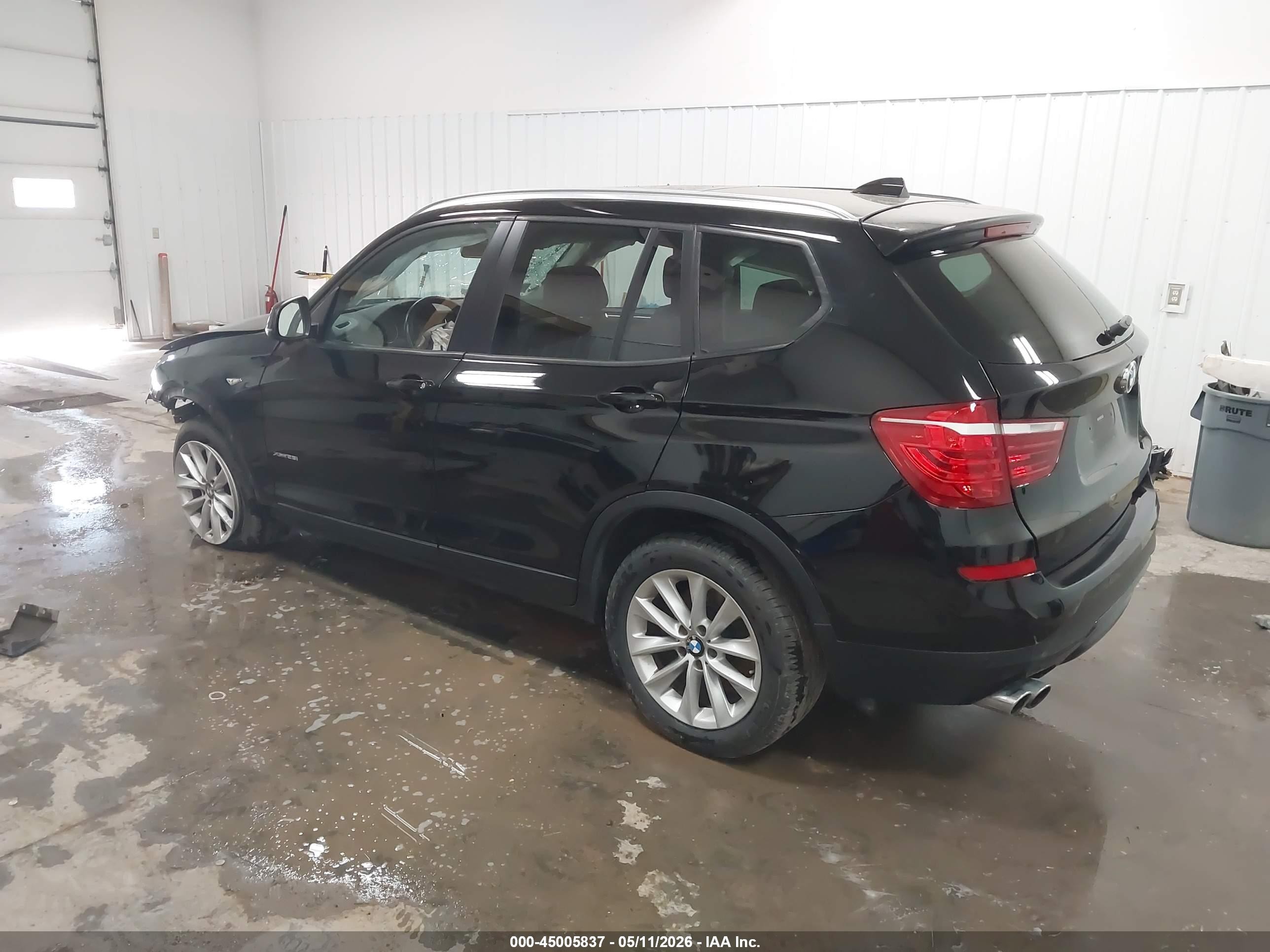 2017 Bmw X3 Xdrive28i Black vin: 5UXWX9C54H0D97288