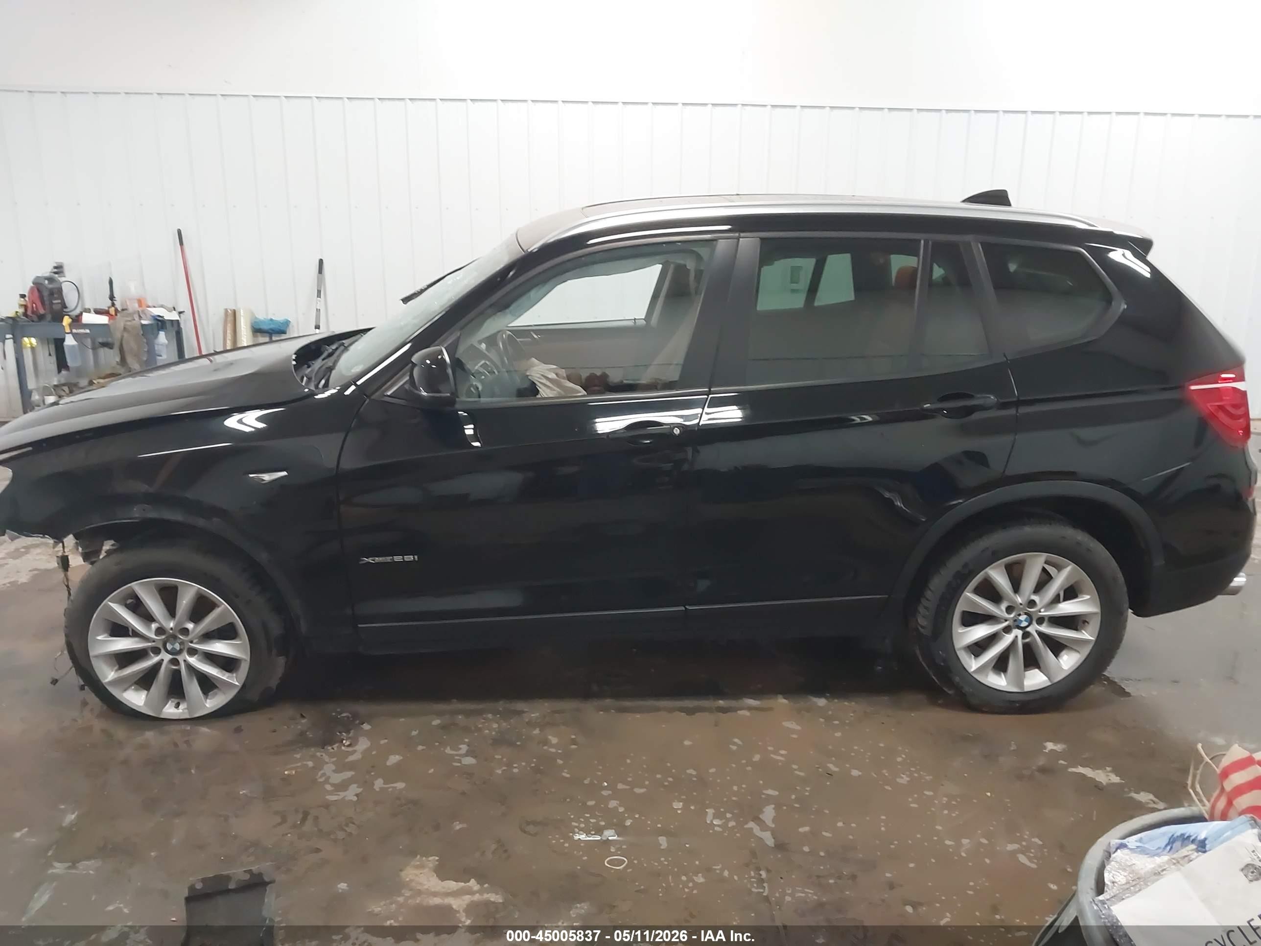2017 Bmw X3 Xdrive28i Black vin: 5UXWX9C54H0D97288