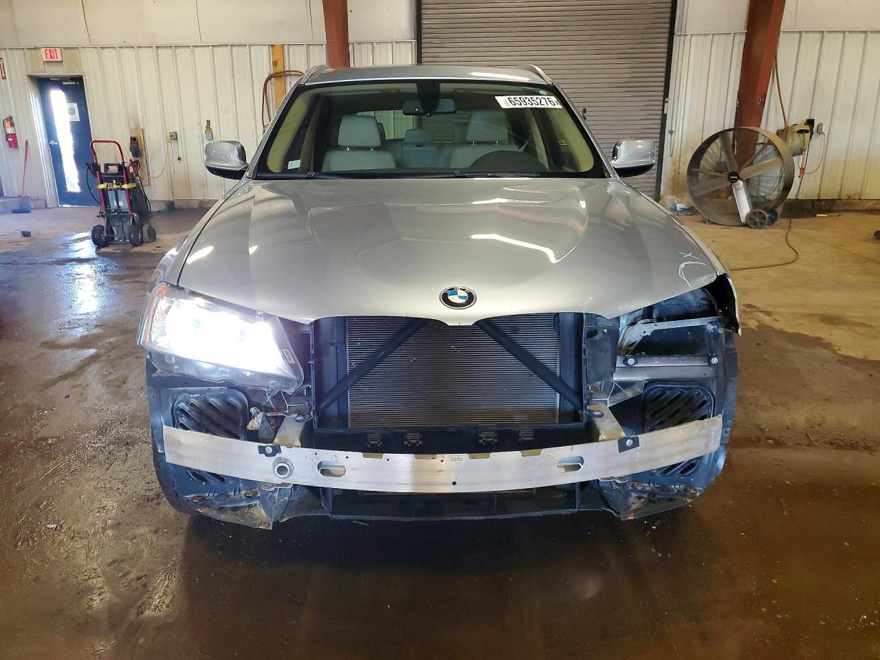 2013 Bmw X3 Xdrive28i Silver vin: 5UXWX9C55D0A08801
