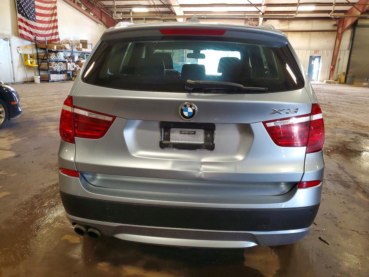 2013 Bmw X3 Xdrive28i Silver vin: 5UXWX9C55D0A08801