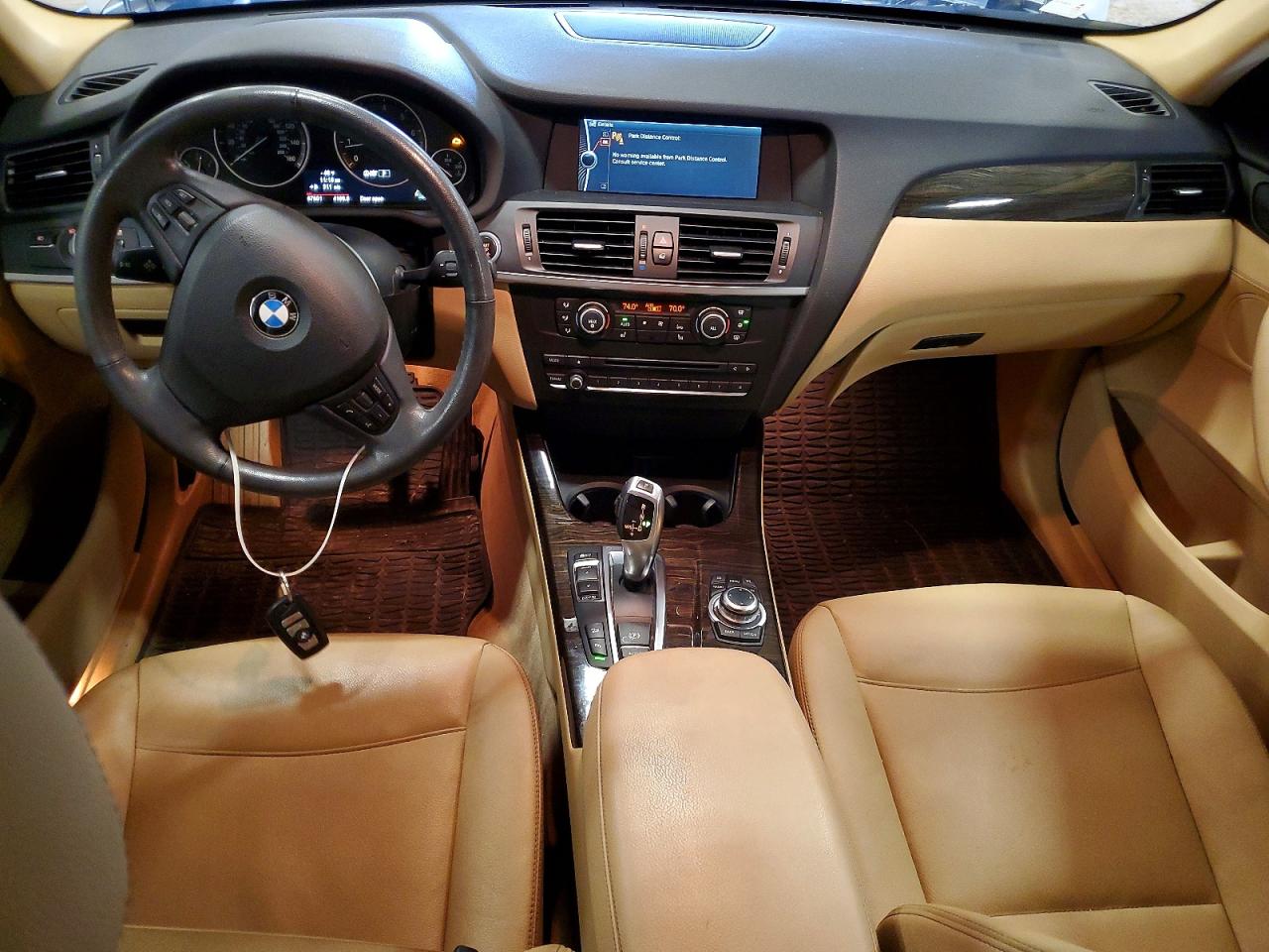 2013 Bmw X3 Xdrive28i Silver vin: 5UXWX9C55D0A08801