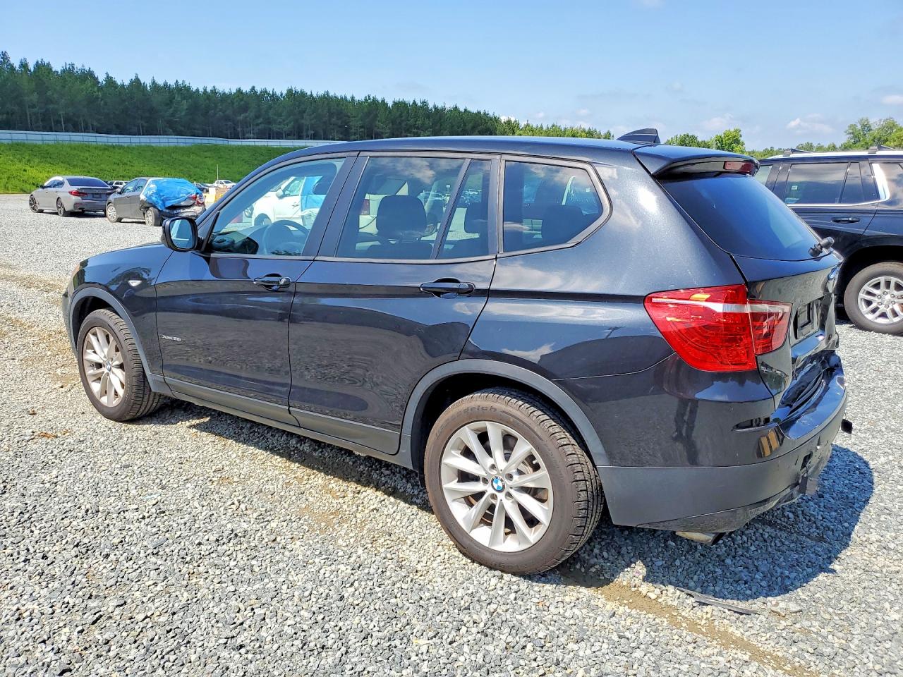2013 Bmw X3 Xdrive28i Black vin: 5UXWX9C55D0A09365