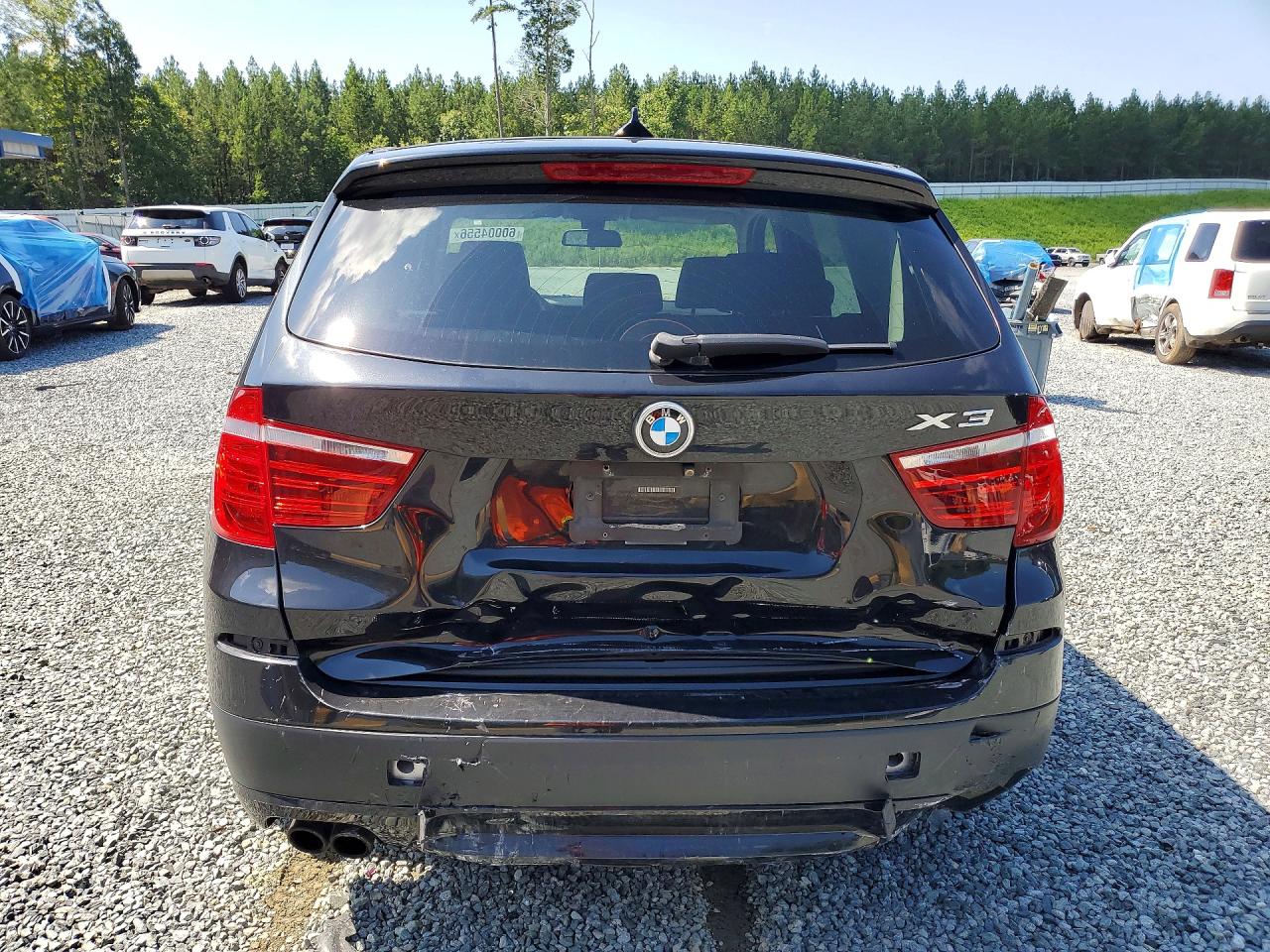 2013 Bmw X3 Xdrive28i Black vin: 5UXWX9C55D0A09365