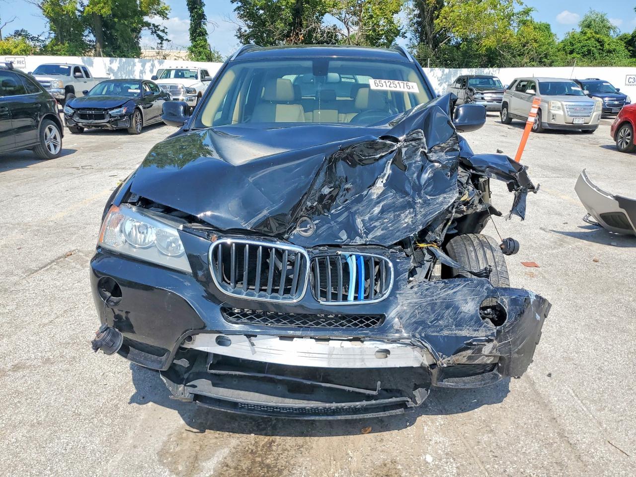 2013 Bmw X3 Xdrive28i Черный vin: 5UXWX9C55D0A14582
