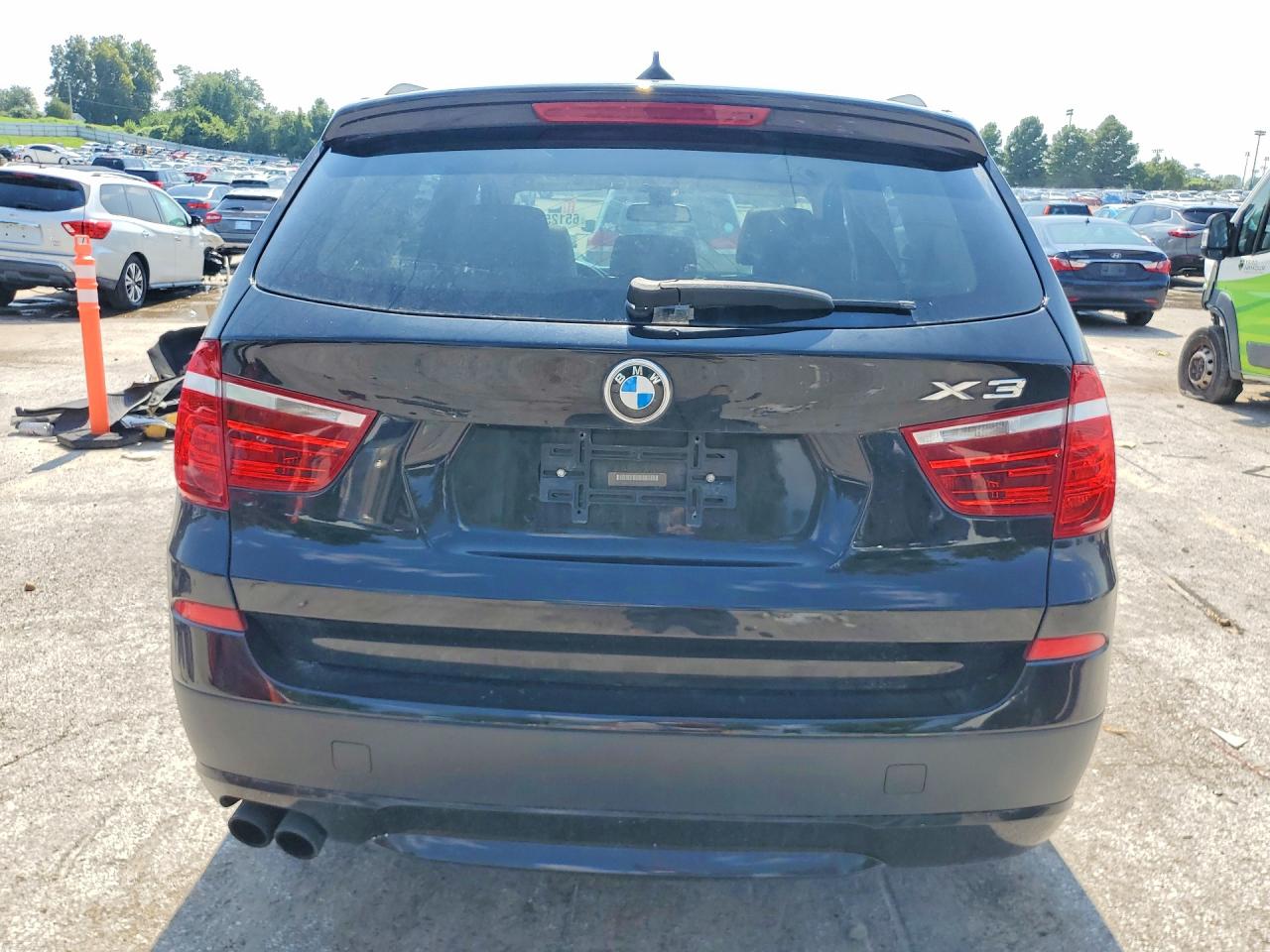 2013 Bmw X3 Xdrive28i Черный vin: 5UXWX9C55D0A14582