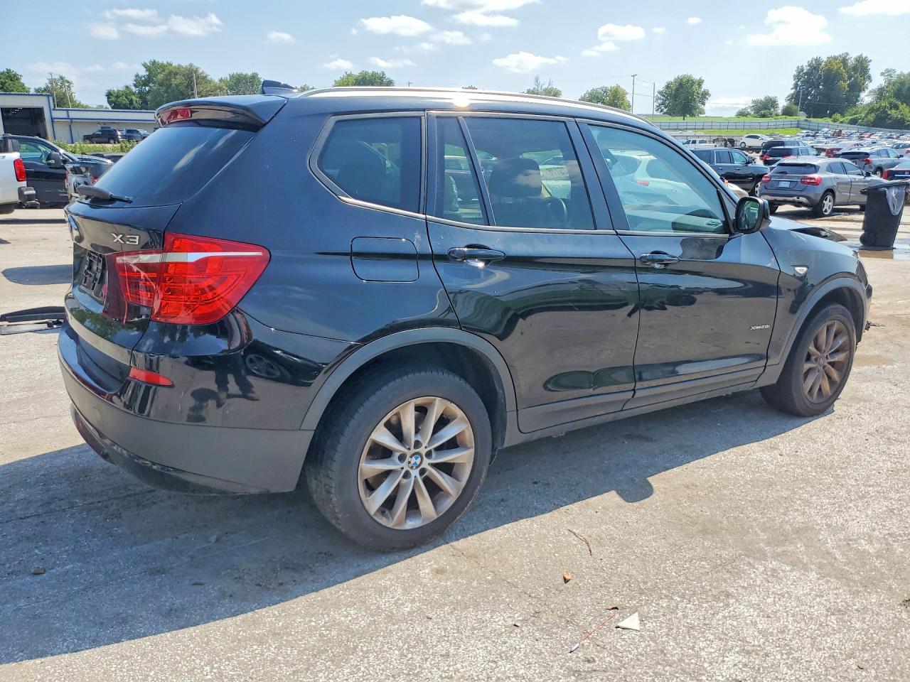 2013 Bmw X3 Xdrive28i Черный vin: 5UXWX9C55D0A14582