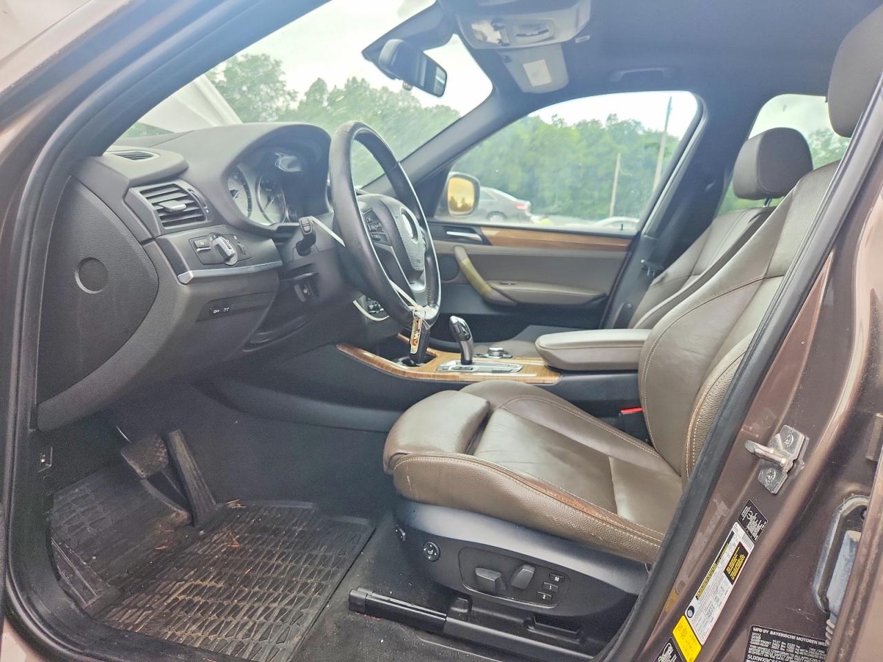 2013 Bmw X3 Xdrive28i Brown vin: 5UXWX9C55D0A17188