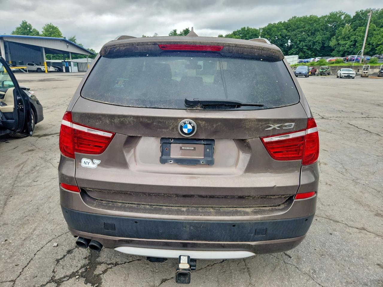 2013 Bmw X3 Xdrive28i Brown vin: 5UXWX9C55D0A17188