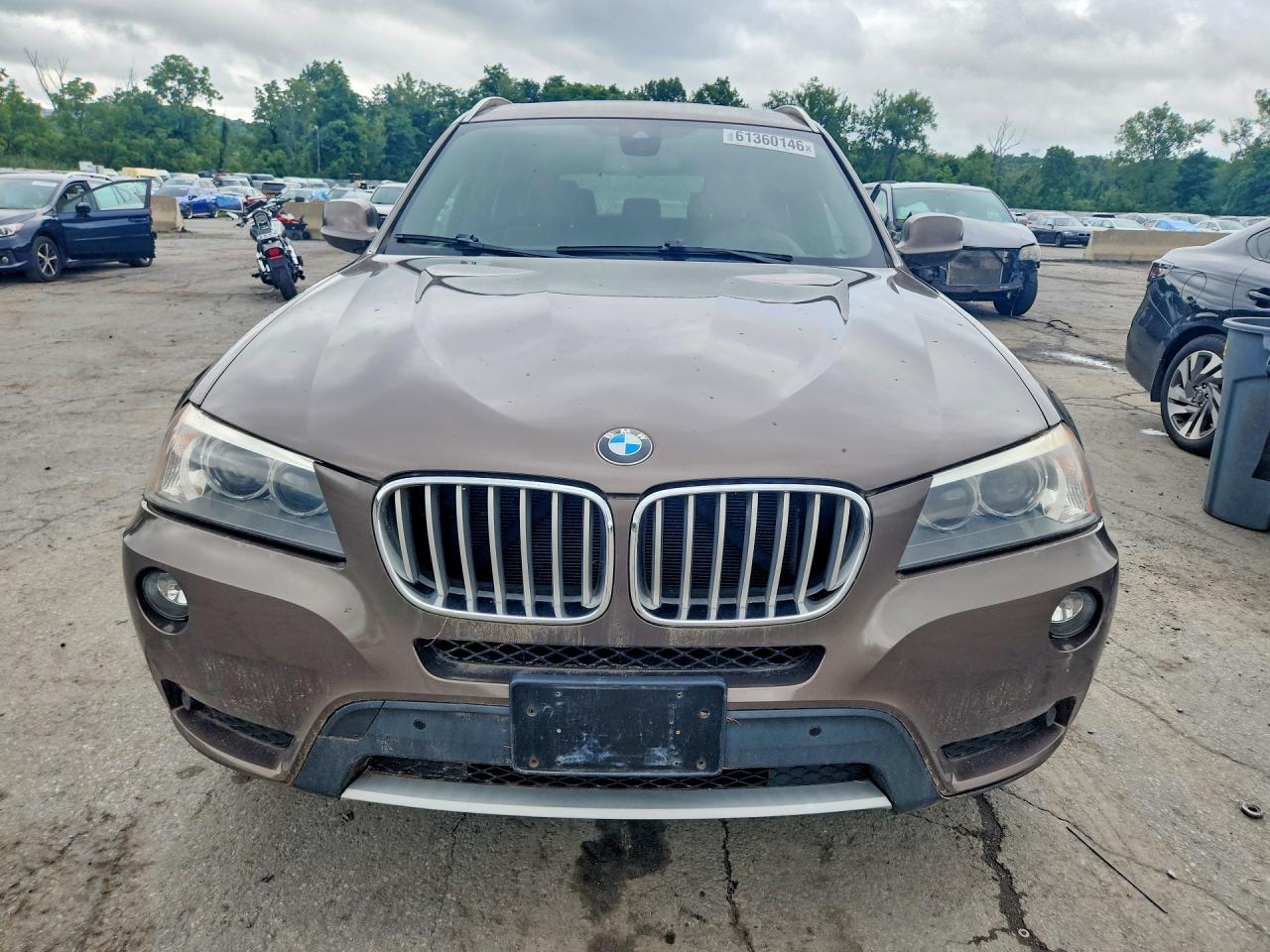 2013 Bmw X3 Xdrive28i Brown vin: 5UXWX9C55D0A17188