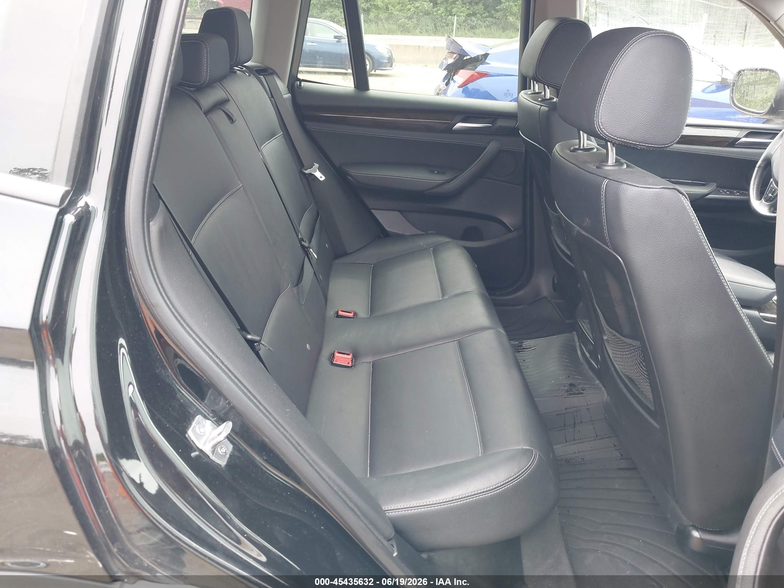 2013 Bmw X3 Xdrive28i Black vin: 5UXWX9C55D0A24853