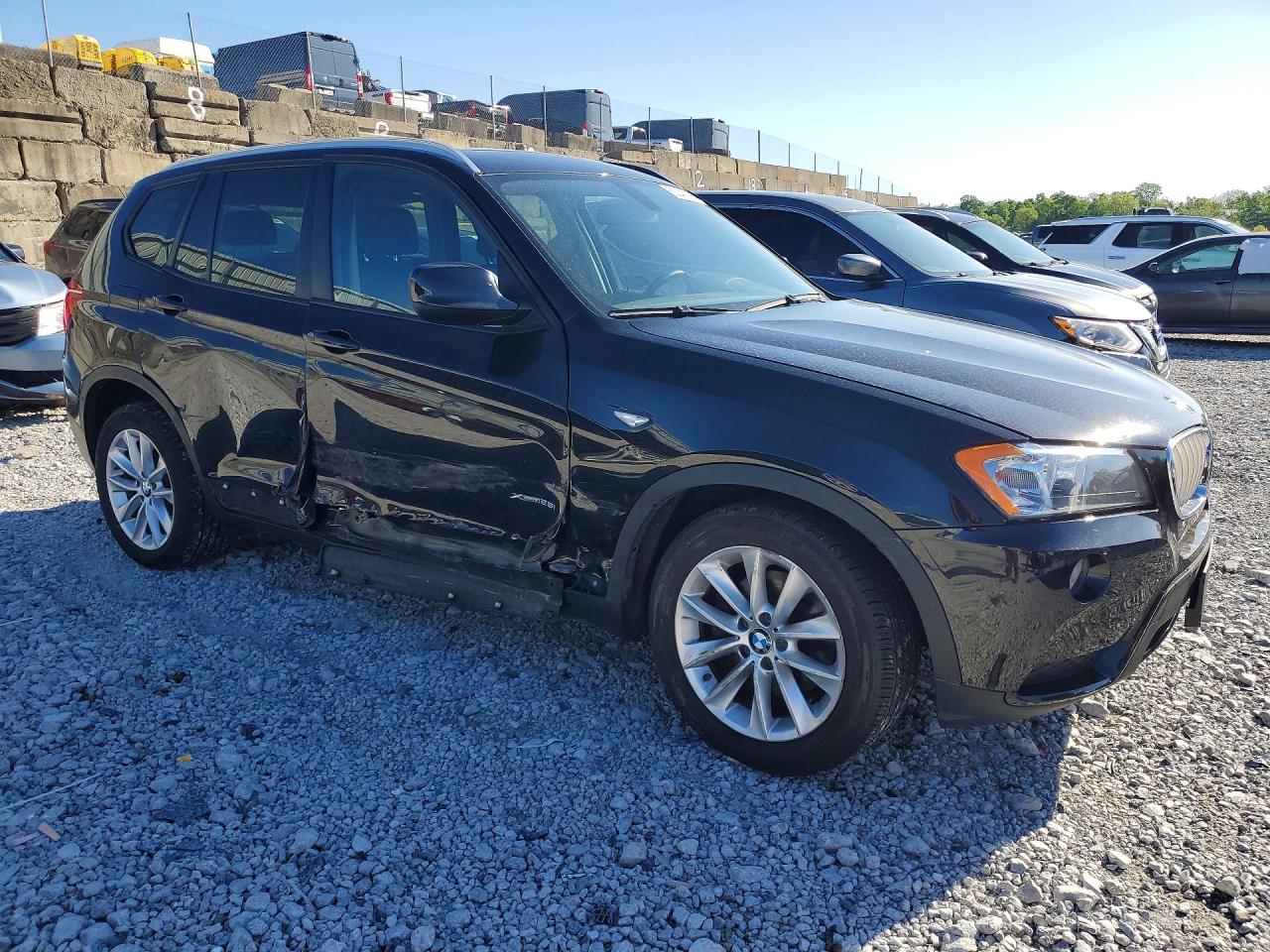 2013 Bmw X3 Xdrive28i Black vin: 5UXWX9C55D0A27610