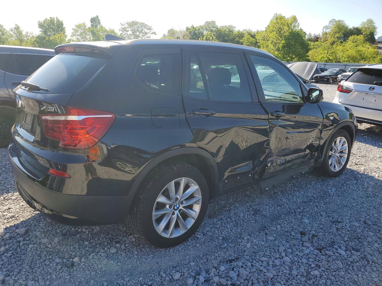 2013 Bmw X3 Xdrive28i Black vin: 5UXWX9C55D0A27610
