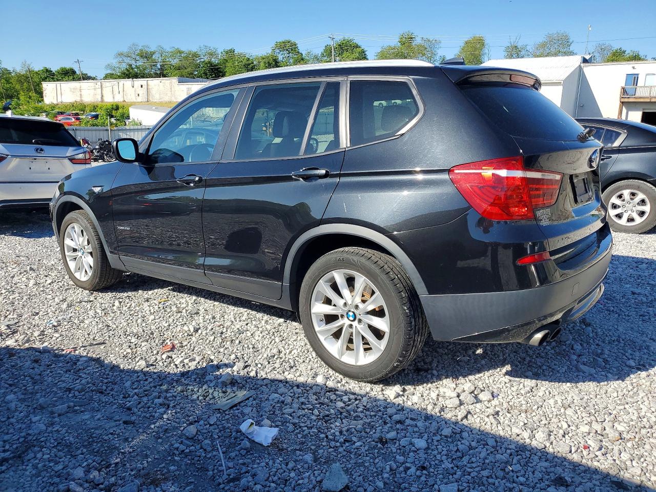2013 Bmw X3 Xdrive28i Black vin: 5UXWX9C55D0A27610