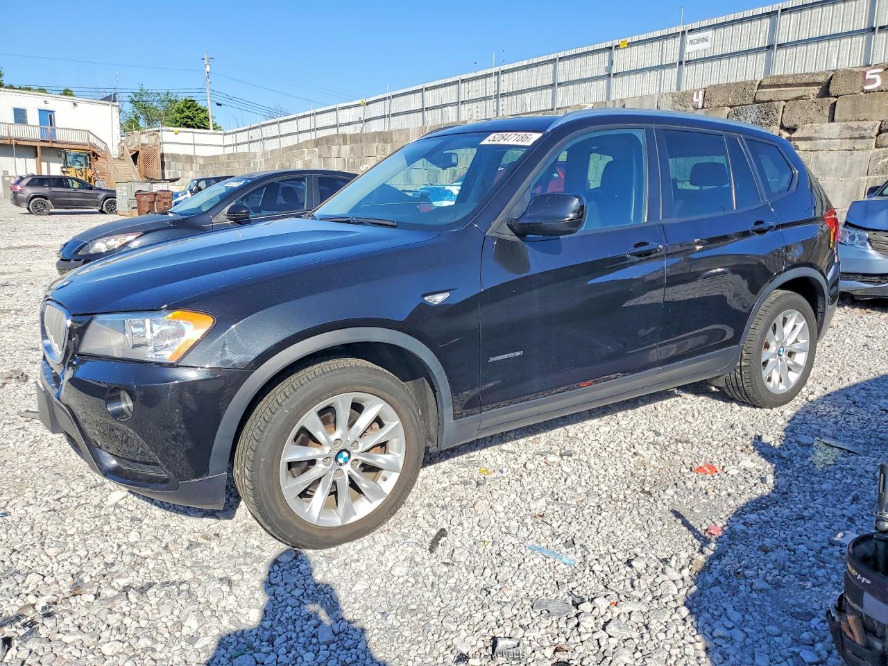 2013 Bmw X3 Xdrive28i Black vin: 5UXWX9C55D0A27610