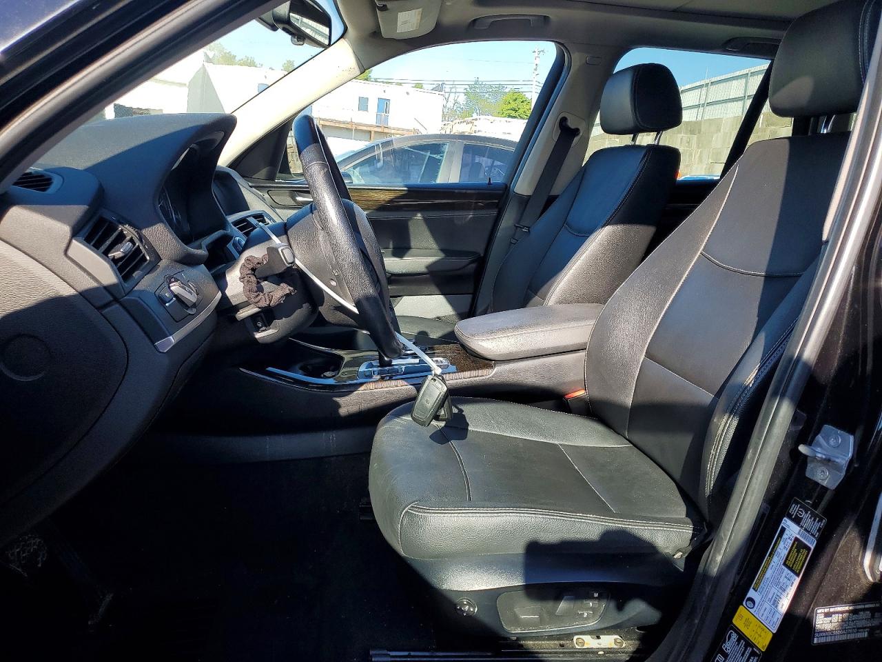 2013 Bmw X3 Xdrive28i Black vin: 5UXWX9C55D0A27610