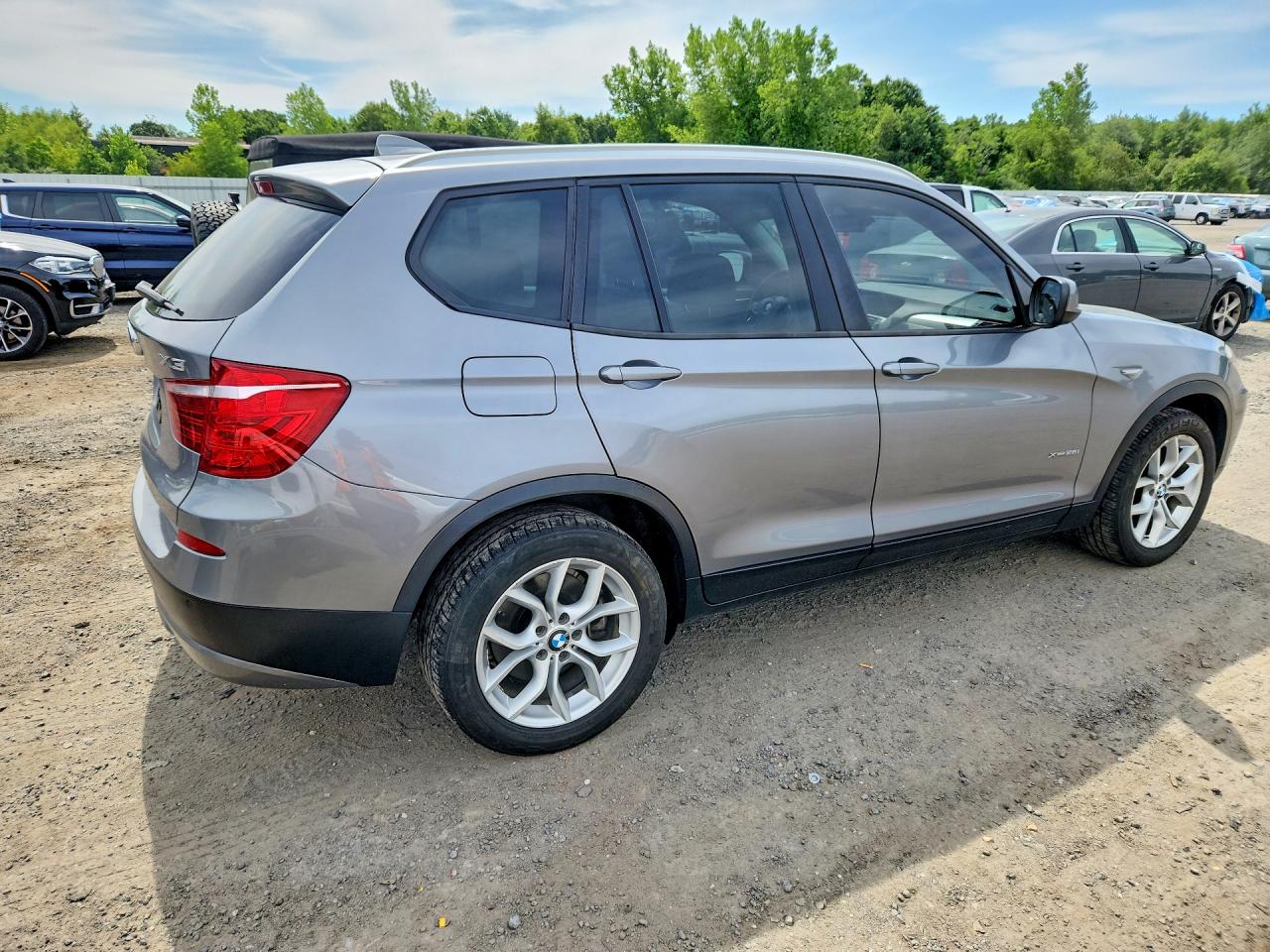 2013 Bmw X3 Xdrive28i Gray vin: 5UXWX9C55D0A31222