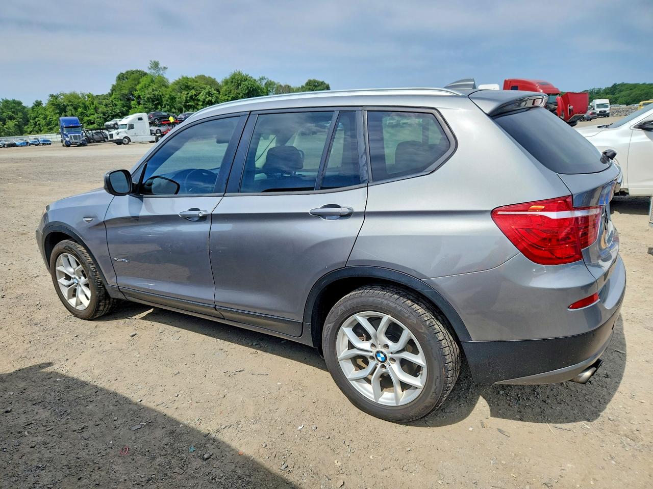 2013 Bmw X3 Xdrive28i Gray vin: 5UXWX9C55D0A31222