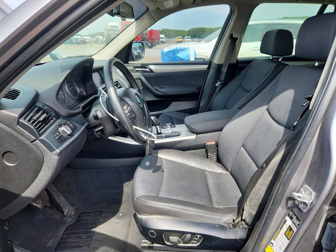 2013 Bmw X3 Xdrive28i Gray vin: 5UXWX9C55D0A31222