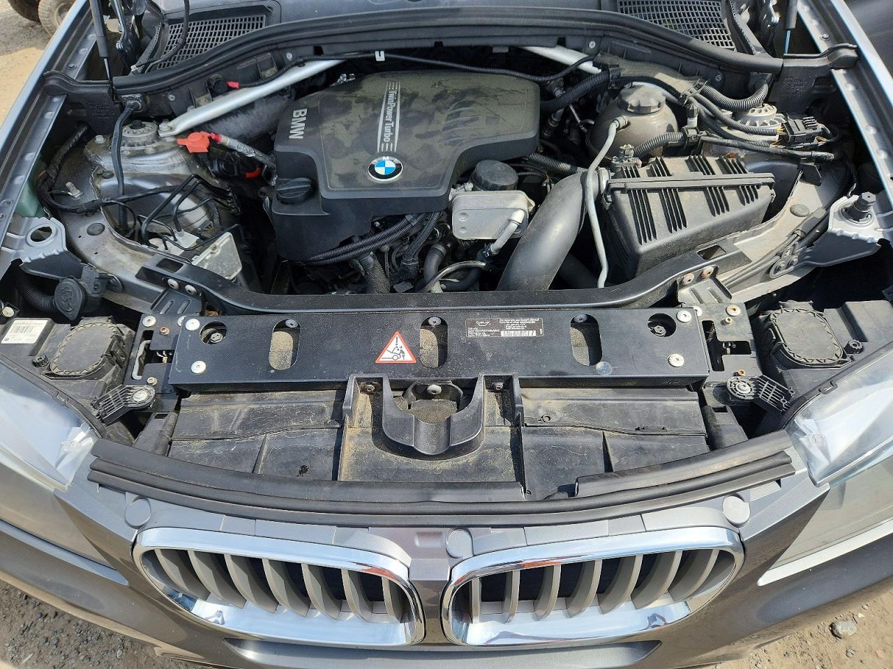 2013 Bmw X3 Xdrive28i Gray vin: 5UXWX9C55D0A31222