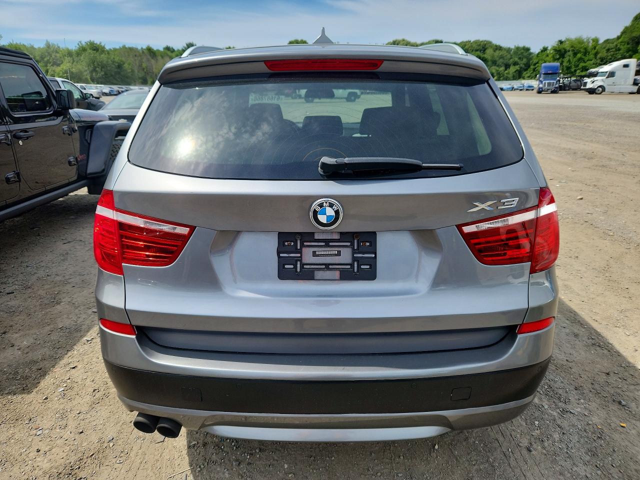2013 Bmw X3 Xdrive28i Gray vin: 5UXWX9C55D0A31222