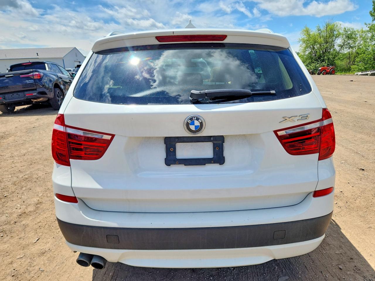 2014 Bmw X3 Xdrive28i Белый vin: 5UXWX9C55E0D15449