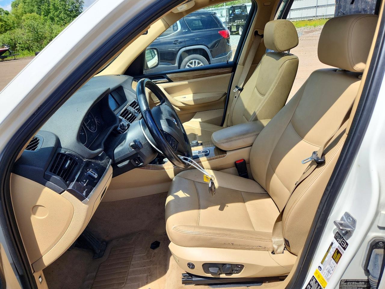 2014 Bmw X3 Xdrive28i Белый vin: 5UXWX9C55E0D15449