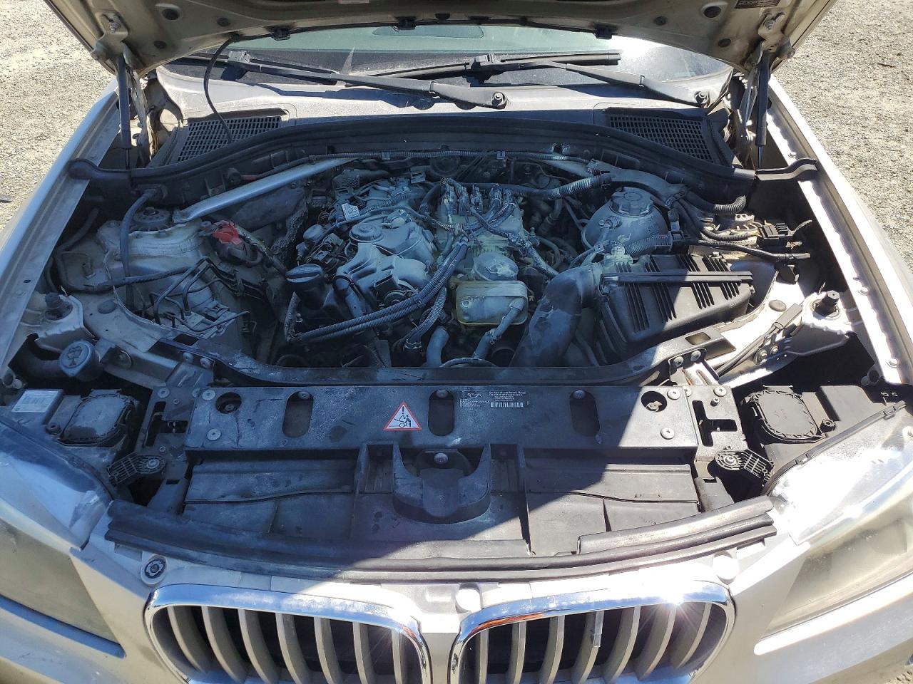 2014 Bmw X3 Xdrive28i Silver vin: 5UXWX9C55E0D17086
