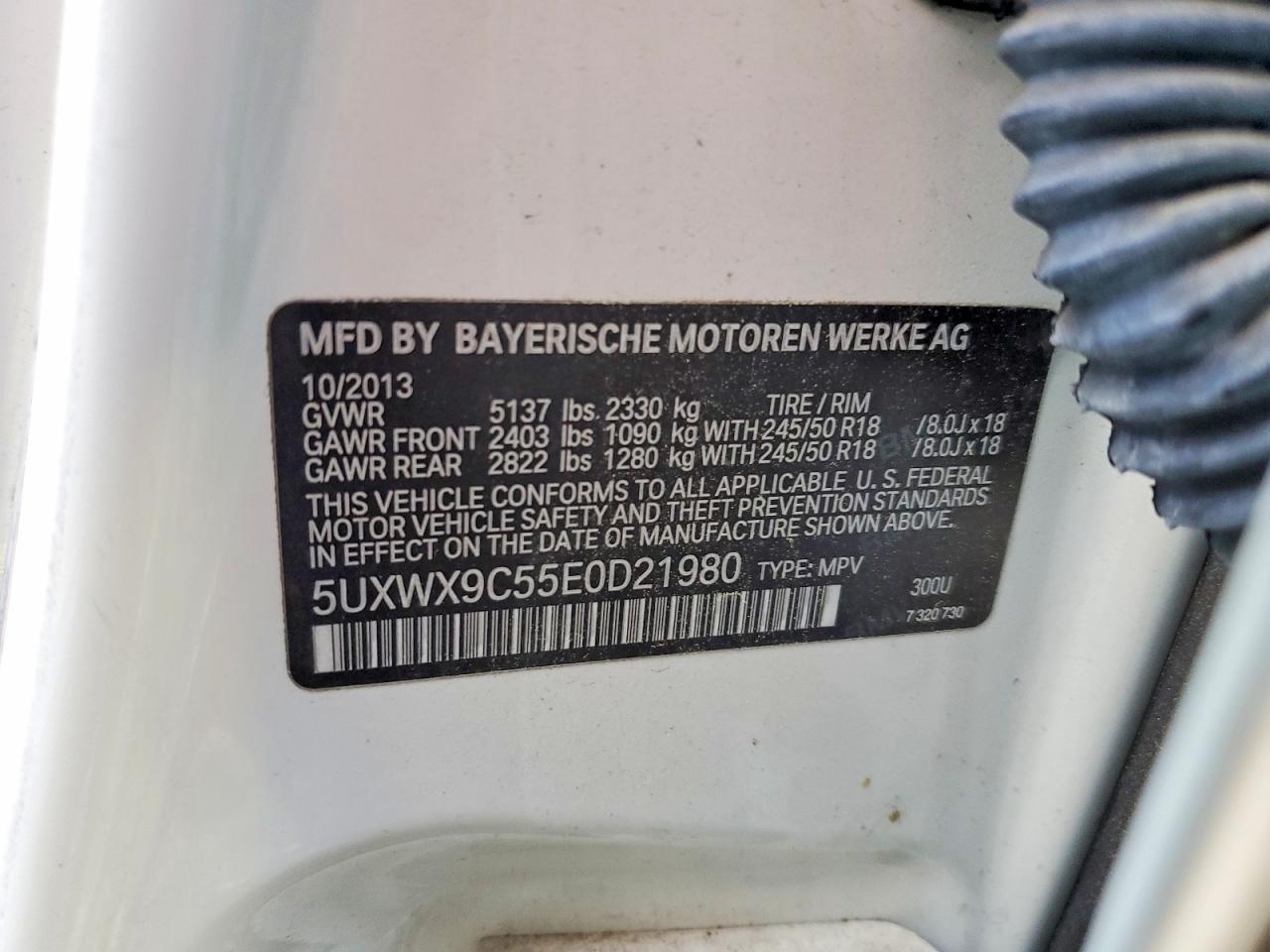 2014 Bmw X3 Xdrive28i White vin: 5UXWX9C55E0D21980