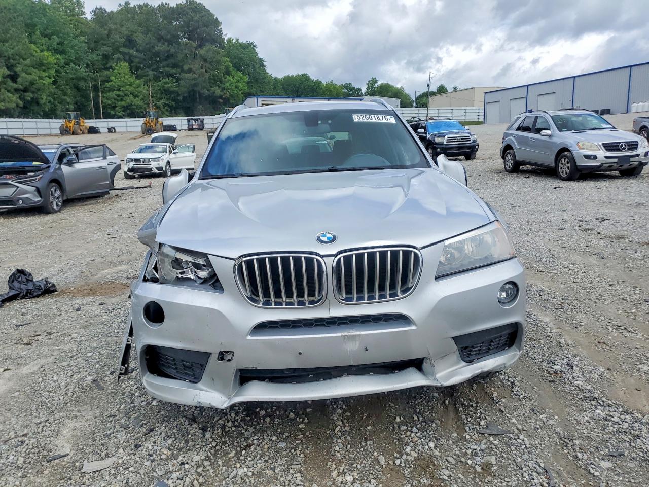 2014 Bmw X3 Xdrive28i Silver vin: 5UXWX9C55E0D24085