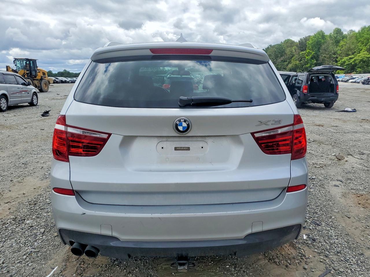 2014 Bmw X3 Xdrive28i Silver vin: 5UXWX9C55E0D24085