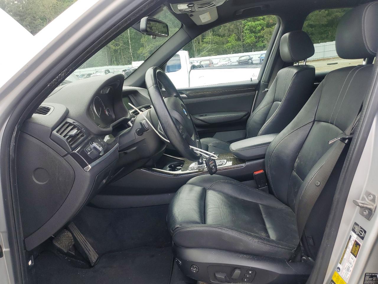 2014 Bmw X3 Xdrive28i Silver vin: 5UXWX9C55E0D24085