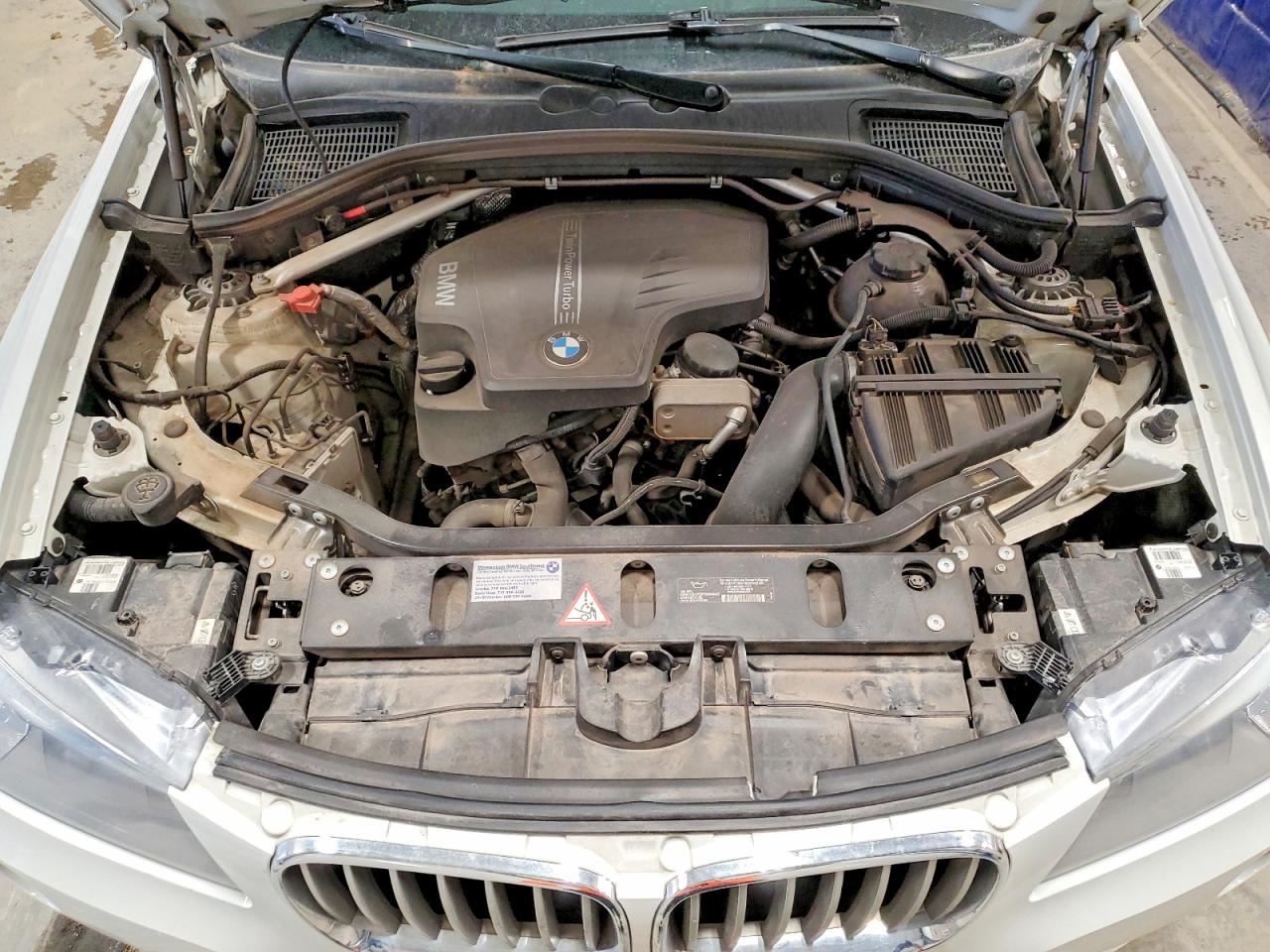 2014 Bmw X3 Xdrive28i Белый vin: 5UXWX9C55E0D28346