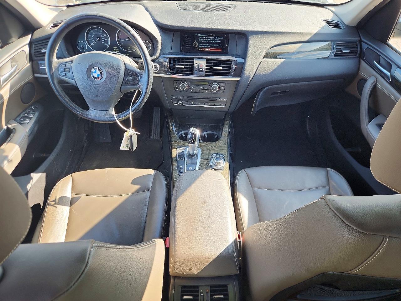 2014 Bmw X3 Xdrive28i White vin: 5UXWX9C55E0D29285
