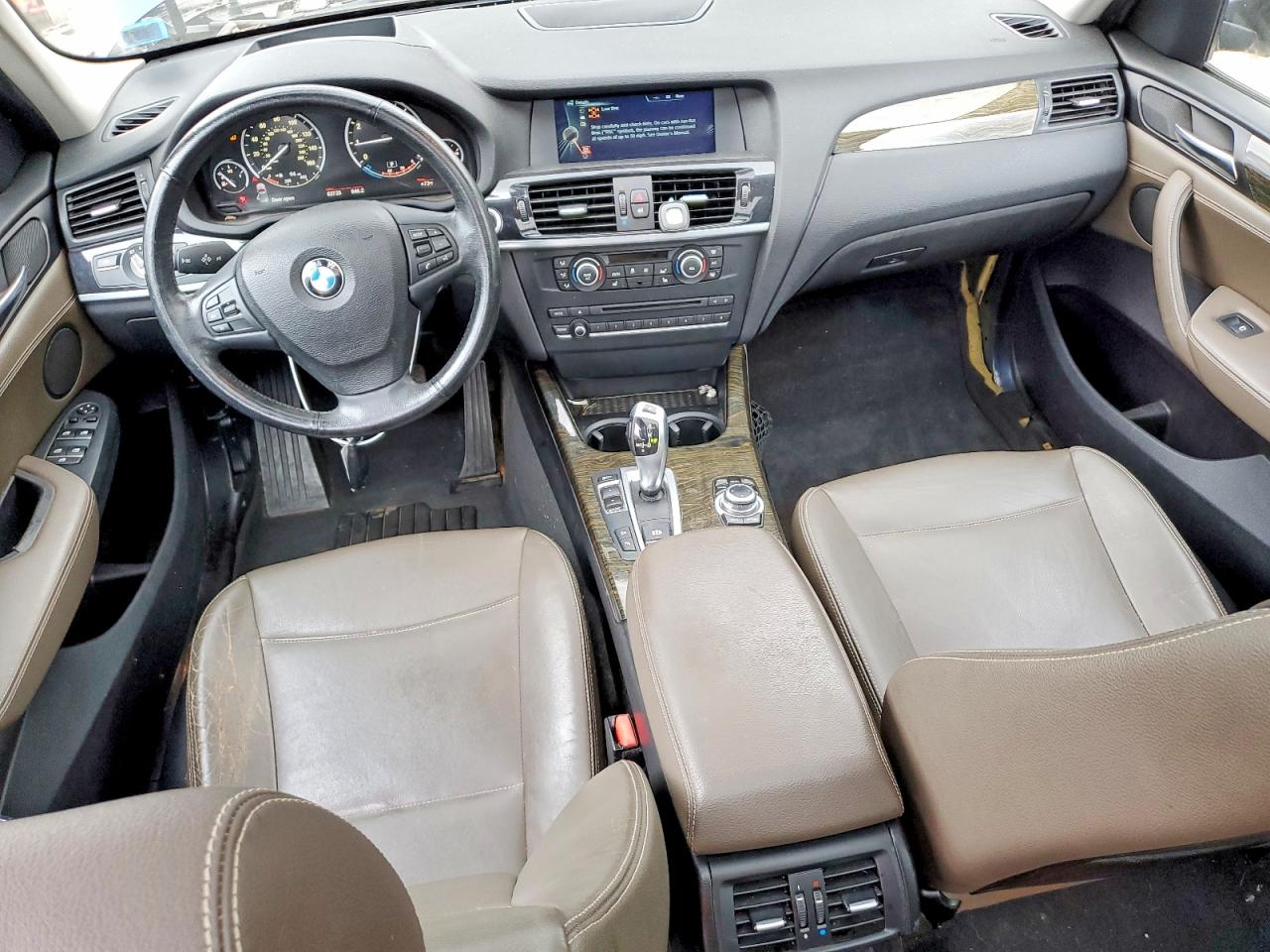 2014 Bmw X3 Xdrive28i Синий vin: 5UXWX9C55E0D29934