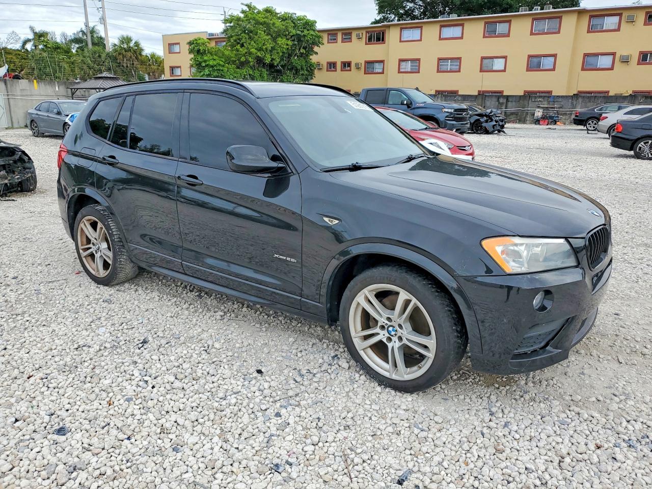 2014 Bmw X3 Xdrive28i Black vin: 5UXWX9C55E0D32610
