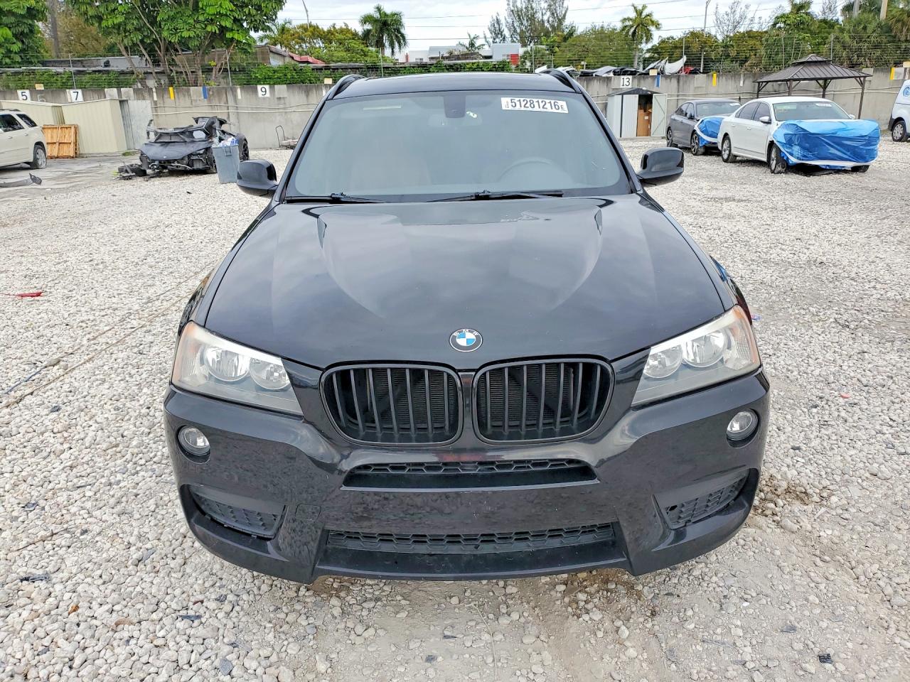 2014 Bmw X3 Xdrive28i Black vin: 5UXWX9C55E0D32610