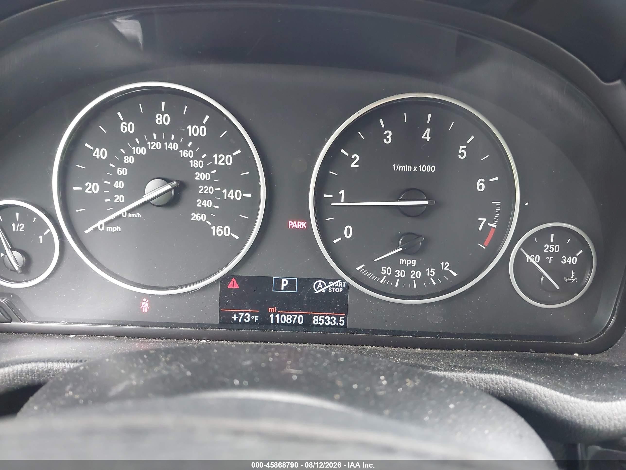 2014 Bmw X3 Xdrive28i Gray vin: 5UXWX9C55E0D43297