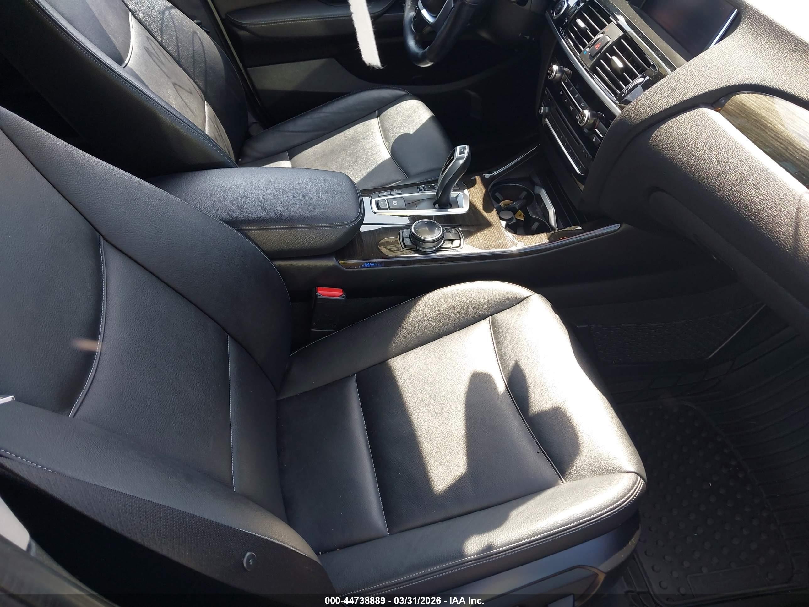 2015 Bmw X3 Xdrive28i Gray vin: 5UXWX9C55F0D49862
