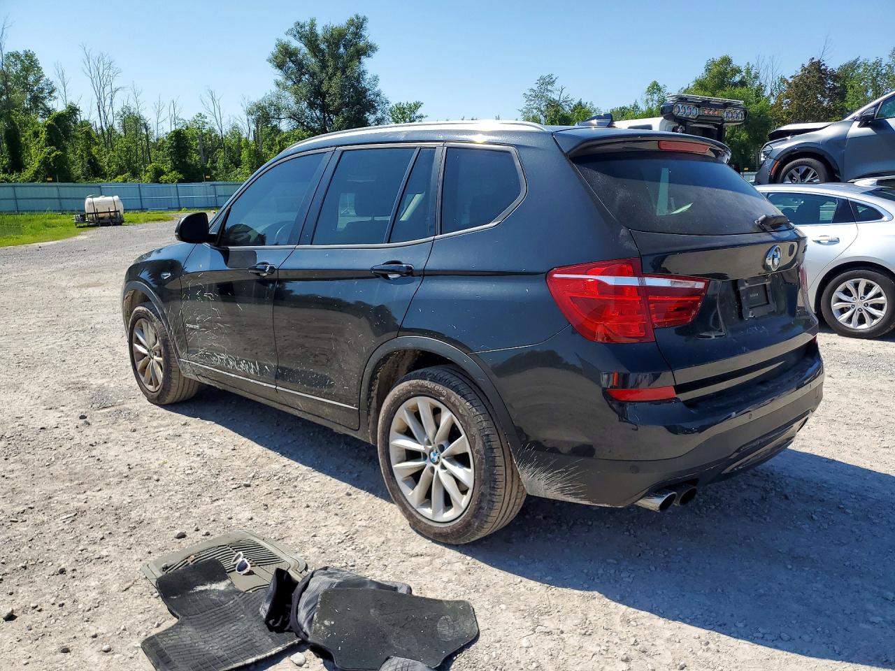 2015 Bmw X3 Xdrive28i Черный vin: 5UXWX9C55F0D50879