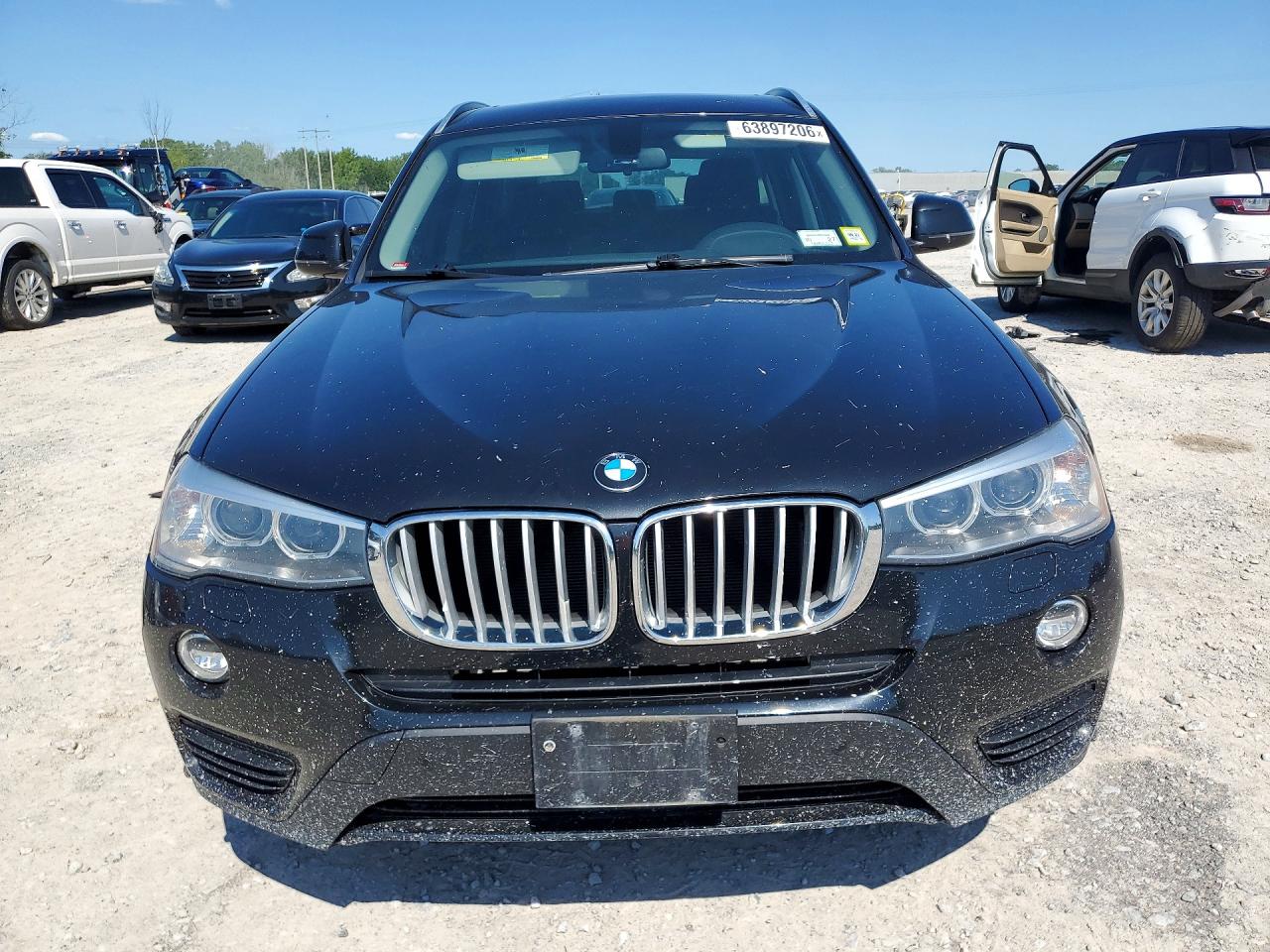 2015 Bmw X3 Xdrive28i Черный vin: 5UXWX9C55F0D50879