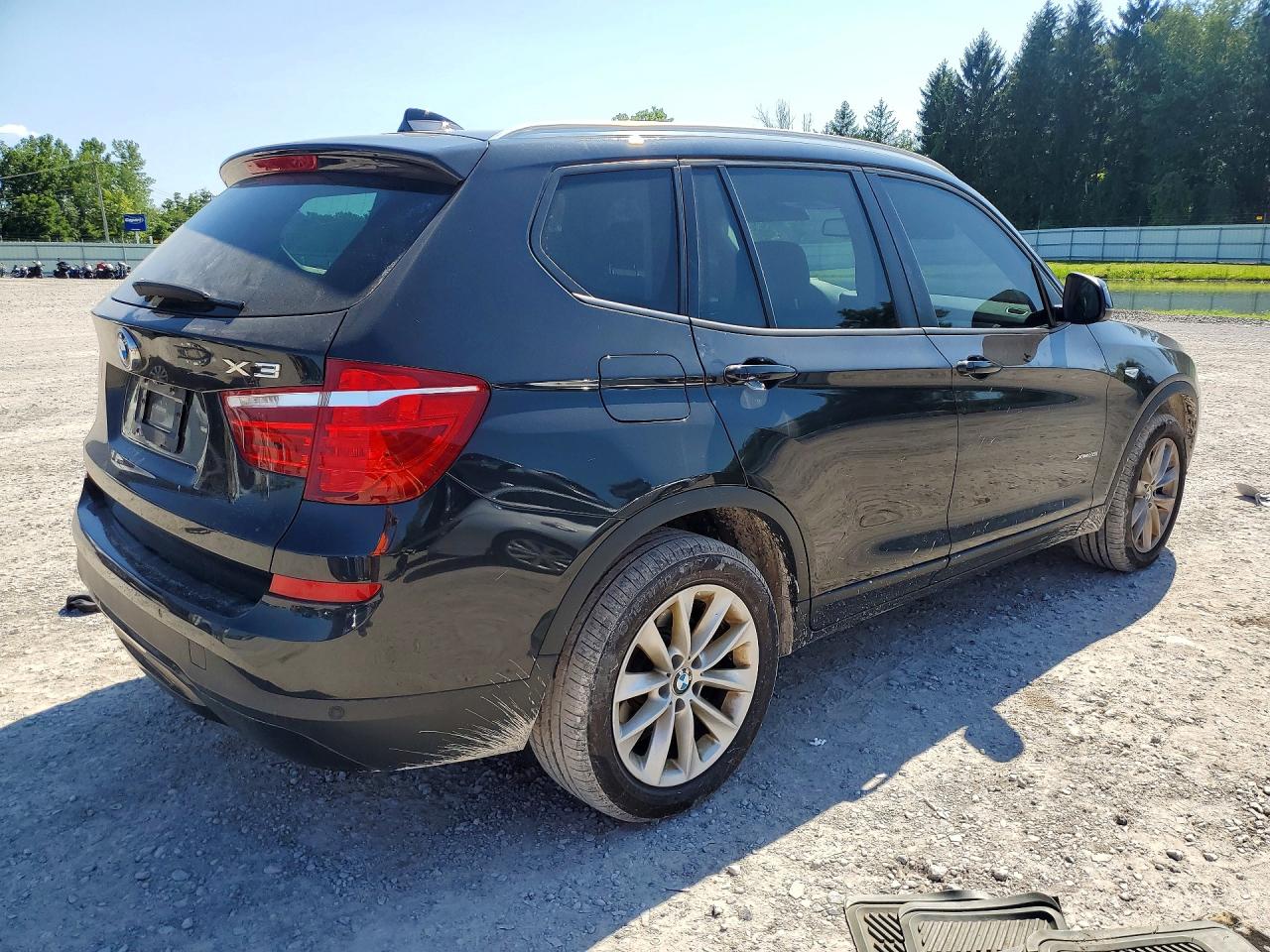 2015 Bmw X3 Xdrive28i Черный vin: 5UXWX9C55F0D50879
