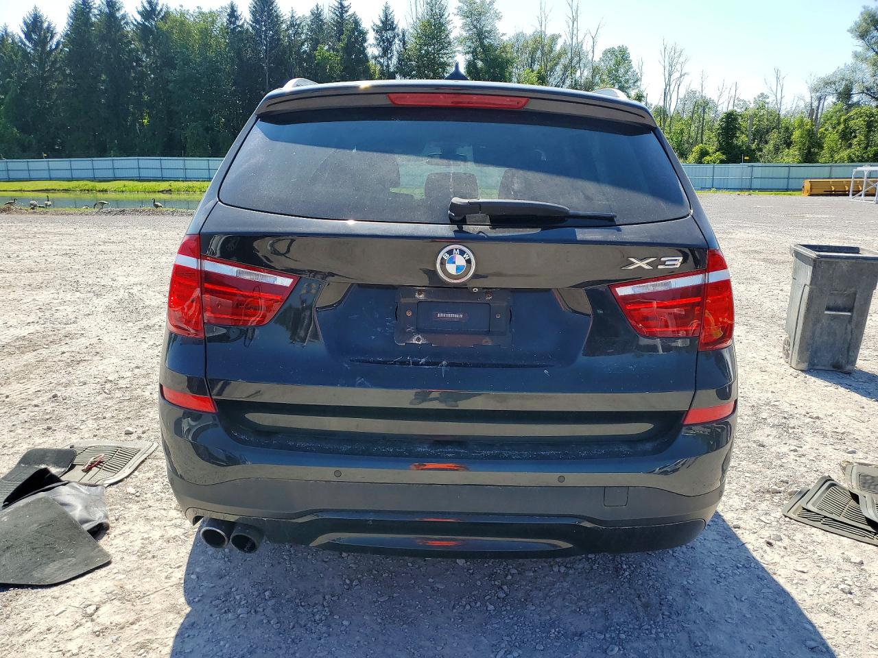 2015 Bmw X3 Xdrive28i Черный vin: 5UXWX9C55F0D50879