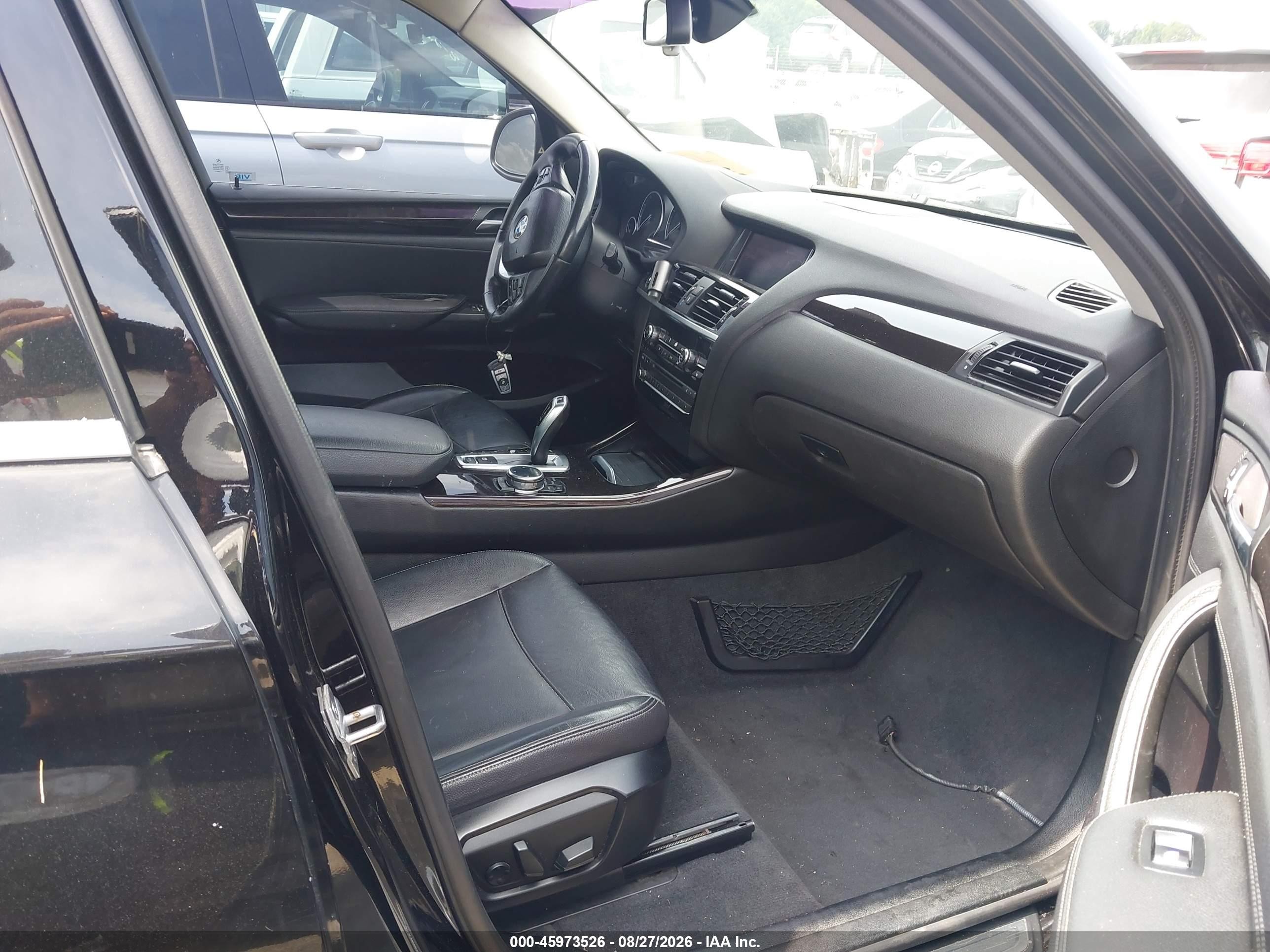 2015 Bmw X3 Xdrive28i Синий vin: 5UXWX9C55F0D53099