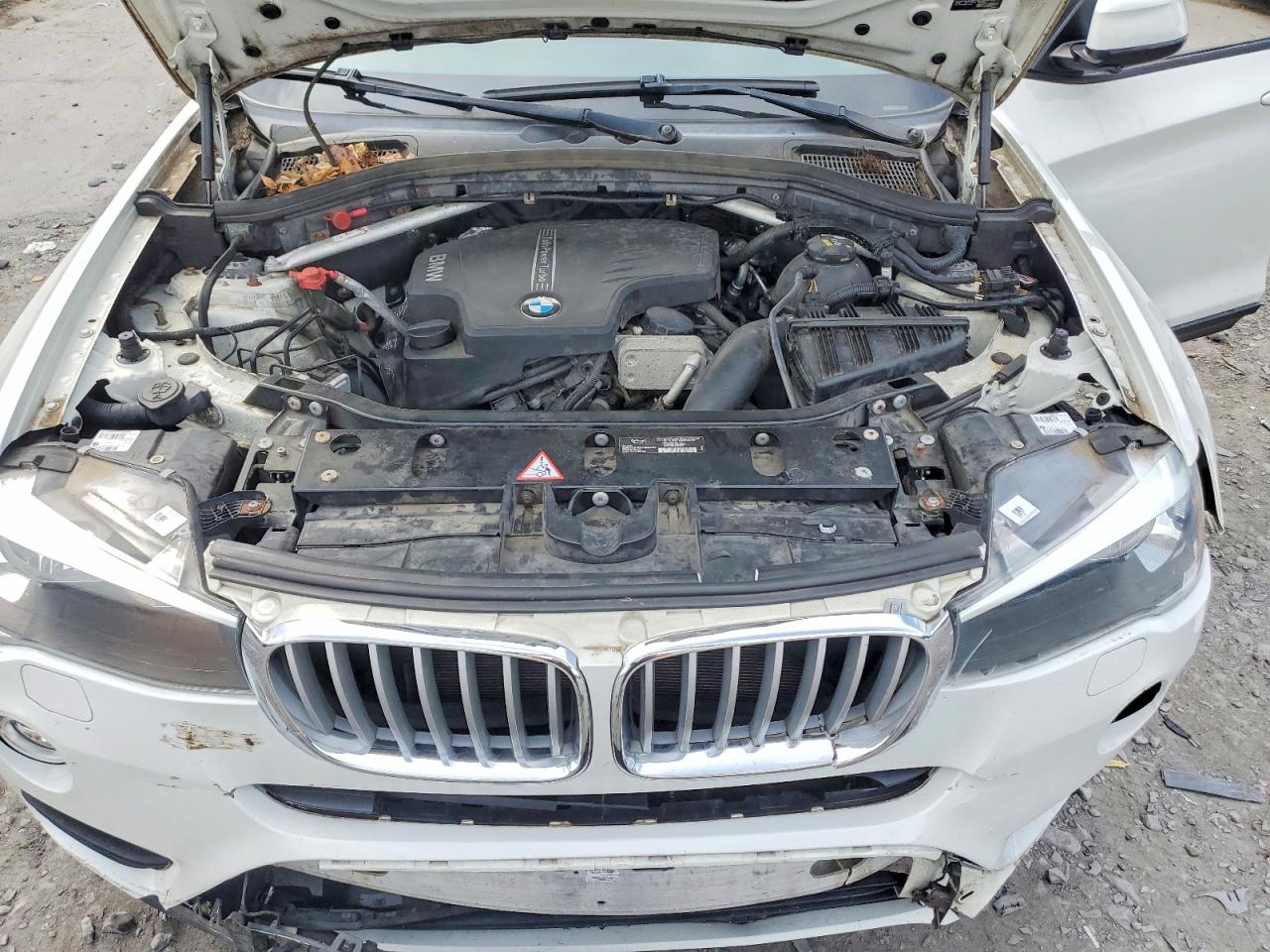 2015 Bmw X3 Xdrive28i Белый vin: 5UXWX9C55F0D53295